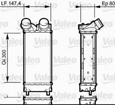 VALEO 818837 -  Интеркулер