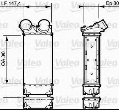 VALEO 818841 -  Интеркулер