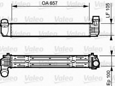 VALEO 818869 - Интеркулер