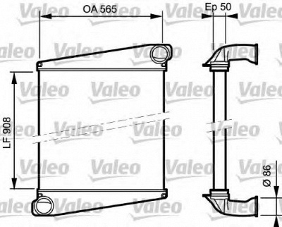 VALEO 818875 -  Интеркулер