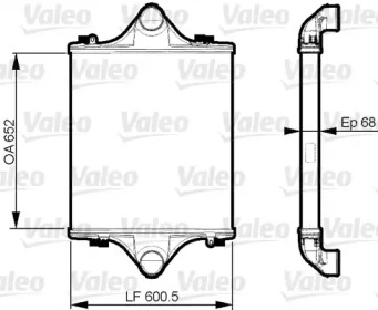 VALEO 818881 -  Интеркулер