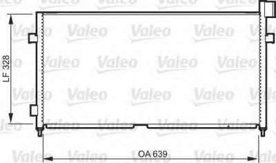 VALEO 818984 -  Конденсатор, кондиционер