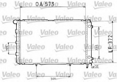 VALEO 819367 -  Радиатор, охлаждение двигателя