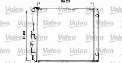 VALEO 819377 -  Радиатор, охлаждение двигателя