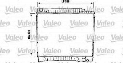 VALEO 819379 -  Радиатор, охлаждение двигателя