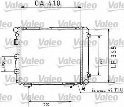 VALEO 819382 -  Радиатор, охлаждение двигателя