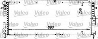 VALEO 819389 -  Радиатор, охлаждение двигателя