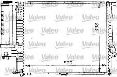 VALEO 819412 -  Радиатор, охлаждение двигателя