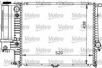 VALEO 819413 -  Радиатор, охлаждение двигателя