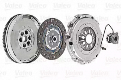 VALEO 837308 -  Комплект сцепления + маховик одномассовый opel astra h, signum, zafira b, vectra c 1.9 cdti