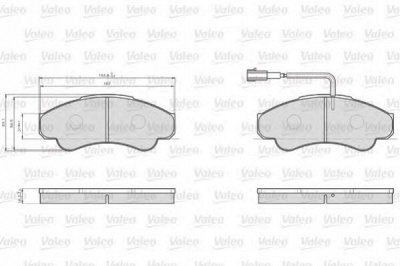 VALEO 872919 -  Колодки тормозные дисковые передние, комплект