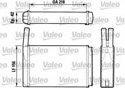 VALEO 883405 - Теплообменник, отопление салона