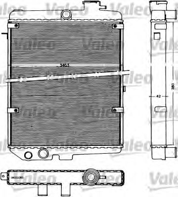 VALEO 883434 - Радиатор, охлаждение двигателя