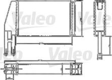 VALEO 883509 -  Теплообменник, отопление салона