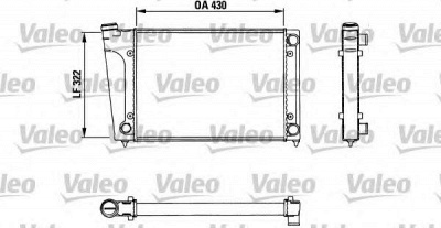 VALEO 883717 -  Радиатор, охлаждение двигателя