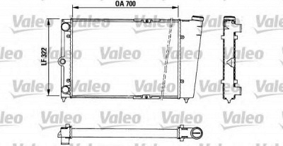 VALEO 883724 -  Радиатор, охлаждение двигателя