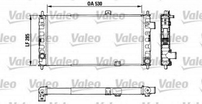 VALEO 883751 -  Радиатор, охлаждение двигателя