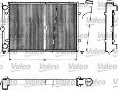 VALEO 883755 -  Радиатор, охлаждение двигателя