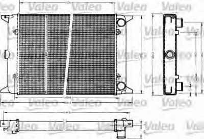 VALEO 883766 -  Радиатор, охлаждение двигателя