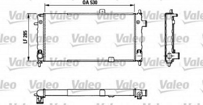 VALEO 883771 -  Радиатор, охлаждение двигателя