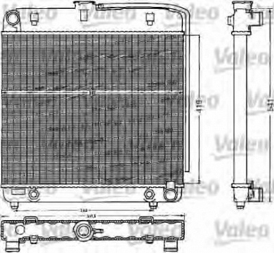 VALEO 883778 -  Радиатор, охлаждение двигателя