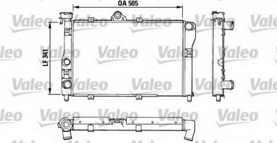 VALEO 883798 -  Радиатор, охлаждение двигателя