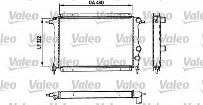 VALEO 883851 -  Радиатор, охлаждение двигателя