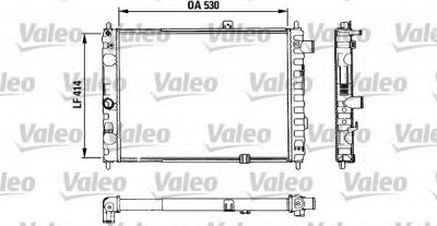 VALEO 883853 -  Радиатор, охлаждение двигателя