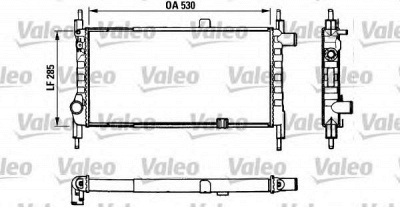 VALEO 883857 -  Радиатор, охлаждение двигателя