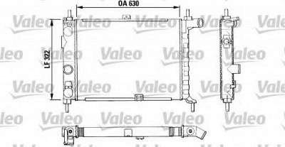 VALEO 883858 -  Радиатор, охлаждение двигателя