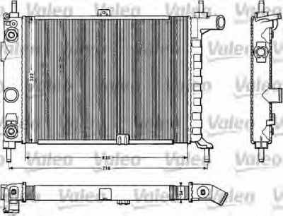 VALEO 883859 -  Радиатор, охлаждение двигателя