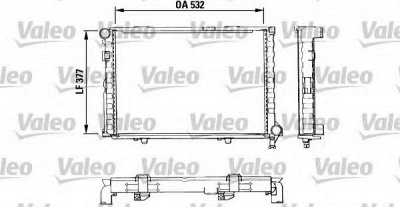 VALEO 883860 -  Радиатор, охлаждение двигателя