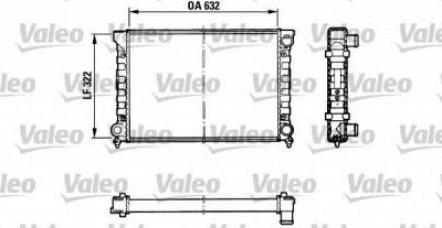 VALEO 883871 -  Радиатор, охлаждение двигателя