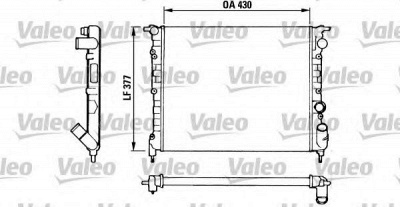 VALEO 883875 -  Радиатор, охлаждение двигателя