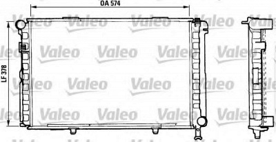 VALEO 883876 -  Радиатор, охлаждение двигателя