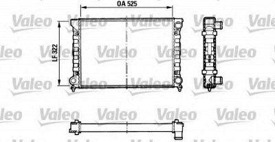 VALEO 883878 -  Радиатор, охлаждение двигателя