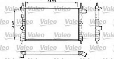 VALEO 883881 -  Радиатор, охлаждение двигателя