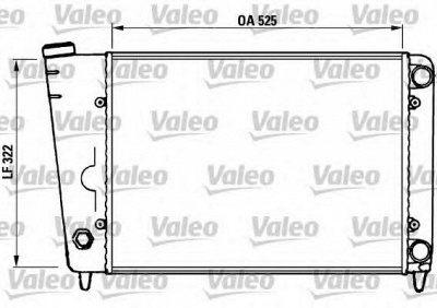 VALEO 883905 - Радиатор, охлаждение двигателя