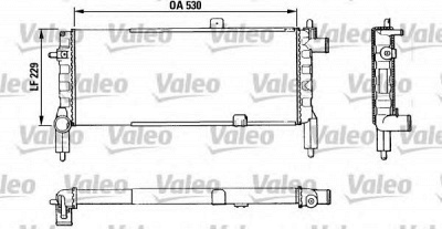 VALEO 883920 -  Радиатор, охлаждение двигателя