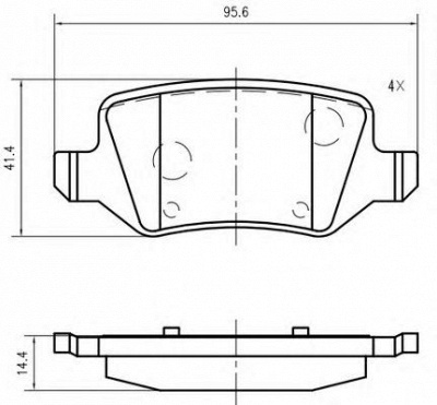 VEMA k628500 -  Комплект тормозных колодок, дисковый тормоз