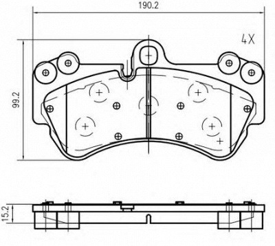 VEMA k632600 -  Комплект тормозных колодок, дисковый тормоз