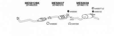 VENEPORTE 500005 -  Глушитель выхлопных газов конечный