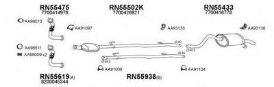 VENEPORTE 550093 -  Глушитель выхлопных газов конечный| Средний / конечный глушитель ОГ