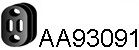 VENEPORTE aa93091 -  Резиновые полоски, система выпуска