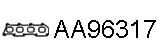 VENEPORTE aa96317 -  Прокладка, труба выхлопного газа