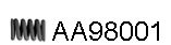 VENEPORTE aa98001 -  Пружина, труба выхлопного газа