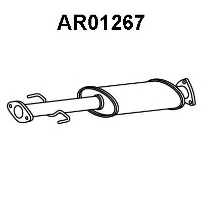 VENEPORTE ar01267 -  Предглушитель выхлопных газов