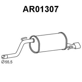VENEPORTE ar01307 -  Глушитель выхлопных газов конечный