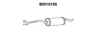 VENEPORTE bw10156 -  Глушитель выхлопных газов конечный