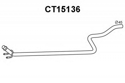 VENEPORTE ct15136 -  Труба выхлопного газа
